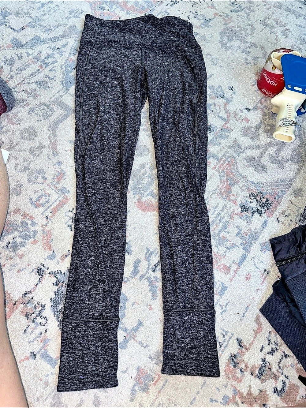 Lululemon Wunder Under High-Rise Tight Gray Leggings size 6